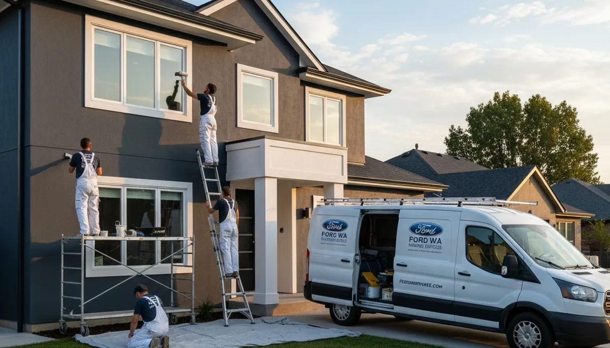 Professional house painters in Spokane WA providing exterior and interior painting services