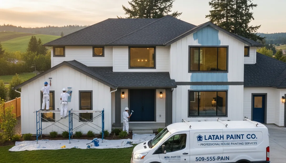 Professional house painters in Spokane WA providing expert residential painting services