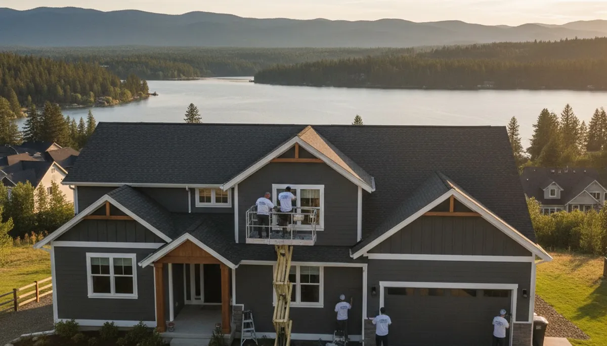 Professional house painters in Spokane WA providing expert residential exterior painting services