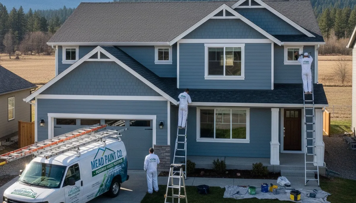 Professional house painting service in Spokane, WA for residential exterior and interior painting