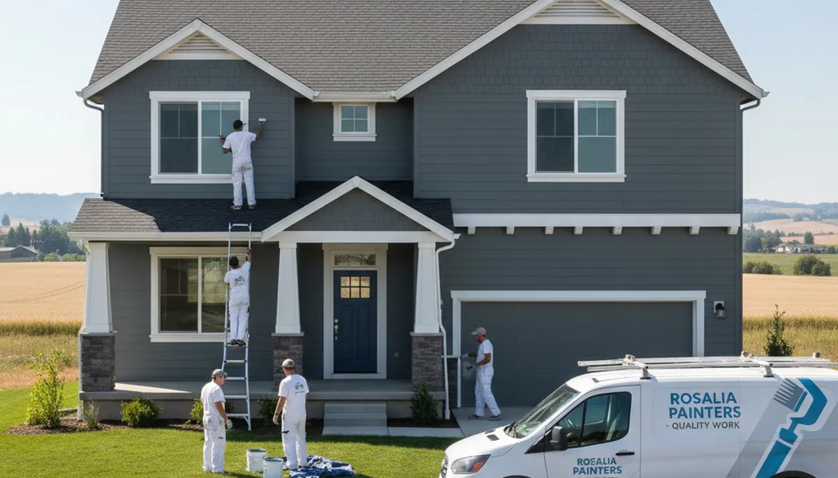 Professional house painters in Spokane WA providing expert residential exterior painting services
