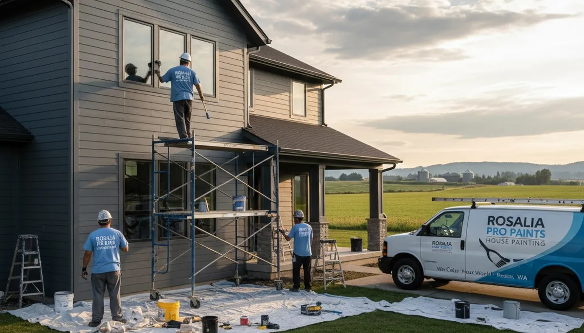 Professional house painters in Spokane WA providing expert residential exterior painting services