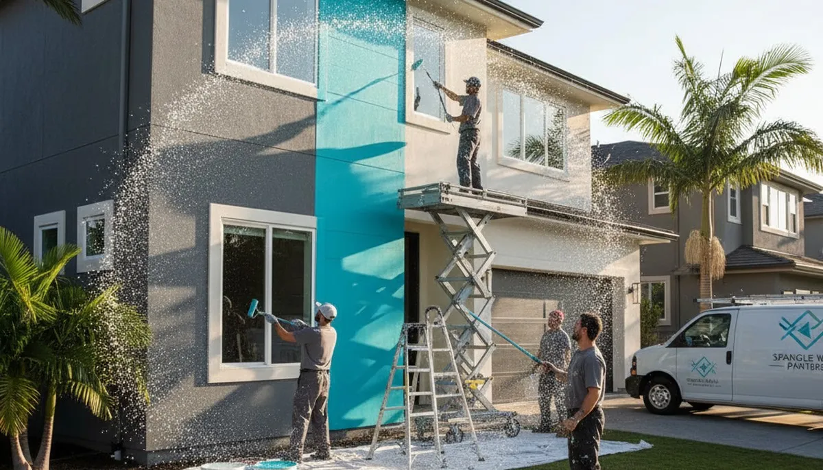 Professional house painters providing residential exterior painting services in Spokane, WA