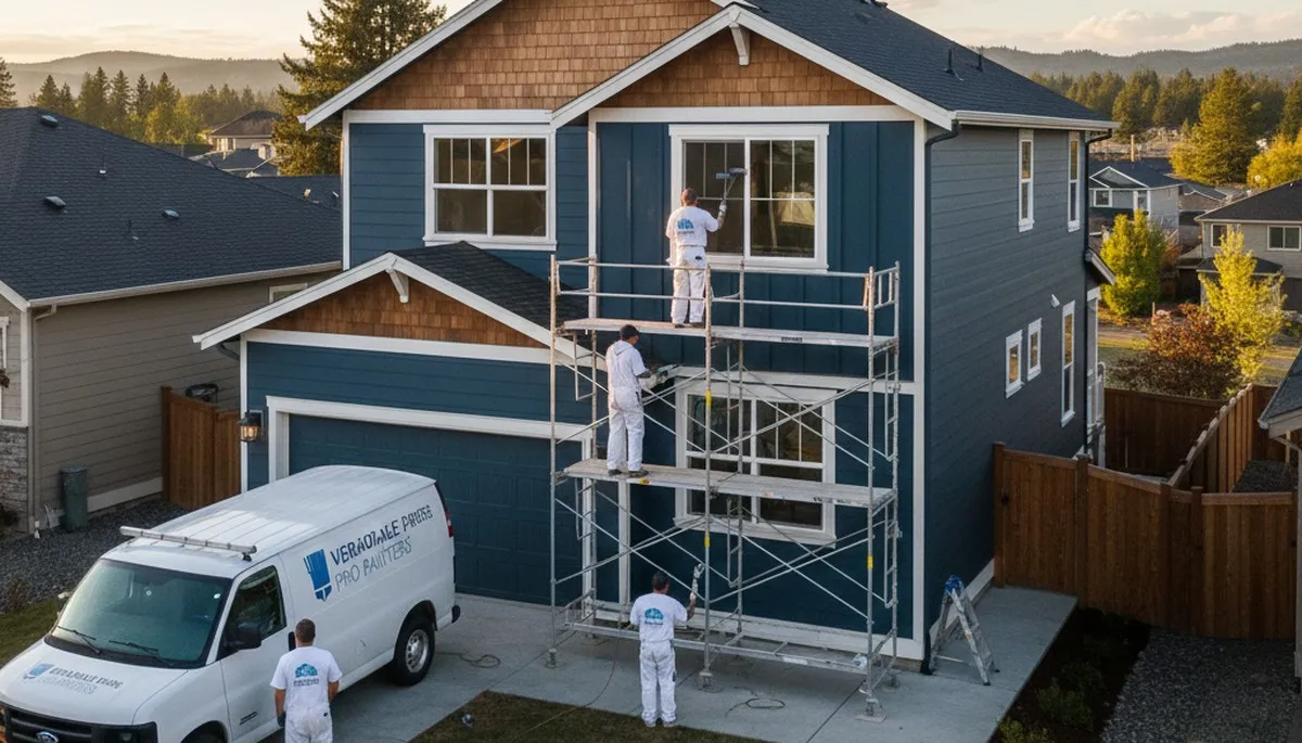 Professional house painters in Spokane WA providing high-quality residential exterior painting services
